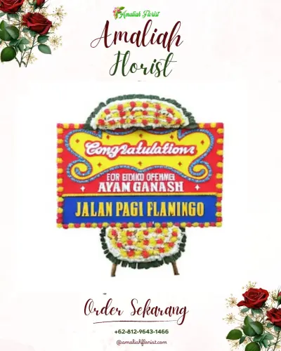 Bunga Papan Congratulation di Mentaraman